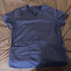 Navy Blue Dickies Scrub Top medium